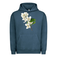Pigment Midnight Navy Mock Oranges Illustrations Urban Hoodie - LillyAllenDesigns