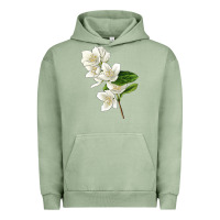 Pigment Oil Green Mock Oranges Illustrations Urban Hoodie - LillyAllenDesigns