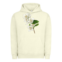 Pigment Pistachio Mock Oranges Illustrations Urban Hoodie - LillyAllenDesigns