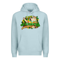 Blue Mist St. Patrick's Day cat Premium Hoodie - HowdyJamesFarm