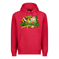 Cardinal St. Patrick's Day cat Premium Hoodie - HowdyJamesFarm