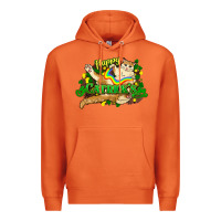 Carrot St. Patrick's Day cat Premium Hoodie - HowdyJamesFarm