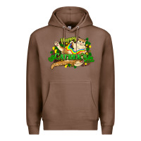Chestnut St. Patrick's Day cat Premium Hoodie - HowdyJamesFarm