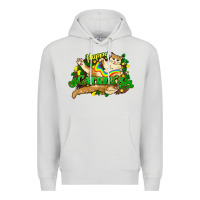 Dove Grey St. Patrick's Day cat Premium Hoodie - HowdyJamesFarm