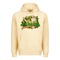 Pina Colada St. Patrick's Day cat Premium Hoodie - HowdyJamesFarm