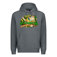 Rock St. Patrick's Day cat Premium Hoodie - HowdyJamesFarm