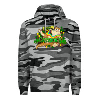 Slate Camo St. Patrick's Day cat Premium Hoodie - HowdyJamesFarm