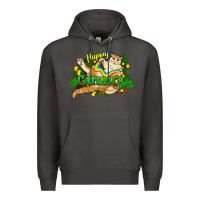Smoke St. Patrick's Day cat Premium Hoodie - HowdyJamesFarm