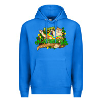 True Royal St. Patrick's Day cat Premium Hoodie - HowdyJamesFarm