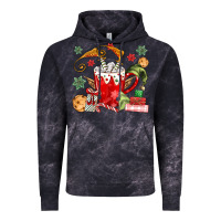 Cloud Black cup of chocolate and cookies Vintage Hoodie - MaliasSmallBusiness