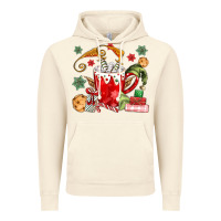 Vintage Artic cup of chocolate and cookies Vintage Hoodie - MaliasSmallBusiness