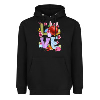 Black Easter love Teacher Heavyweight Hoodie - OliviaCreatesArt