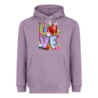 Lavender Easter love Teacher Heavyweight Hoodie - OliviaCreatesArt
