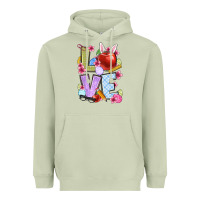 Matcha Easter love Teacher Heavyweight Hoodie - OliviaCreatesArt