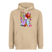 Mushroom Easter love Teacher Heavyweight Hoodie - OliviaCreatesArt