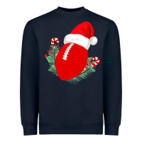 Navy Christmas Football Heavyweight Sweatshirt - Bettercallsaul