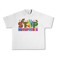 Lunar Rock Western Stop Homophobia Urban Heavy Tee - BundleAndBundleShop