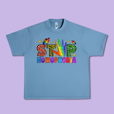 Western Stop Homophobia Urban Heavy Tee Designed By Bundleandbundleshop
