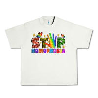 Pistachio Western Stop Homophobia Urban Heavy Tee - BundleAndBundleShop