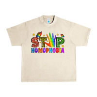 Sandshell Western Stop Homophobia Urban Heavy Tee - BundleAndBundleShop