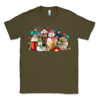 Army Green christmas coffee Classic Tee - MaliasSmallBusiness