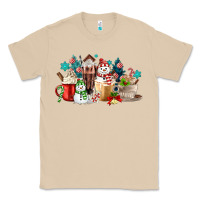 Mushroom christmas coffee Classic Tee - MaliasSmallBusiness