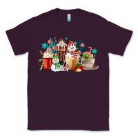 Plum christmas coffee Classic Tee - MaliasSmallBusiness