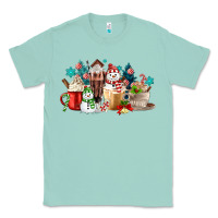 Seafoam christmas coffee Classic Tee - MaliasSmallBusiness