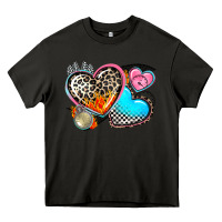 Asphalt western leopard  racing  hearts Heavy Core Tee - AdoDesignShop