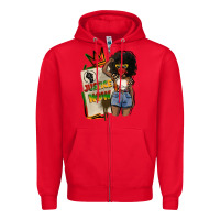 Red juneteenth justice now Zipper Hoodie - CowGirlArtShop