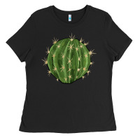 Black cactus Ladies Tee - BarkalooDesign