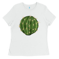 White cactus Ladies Tee - BarkalooDesign