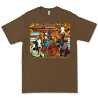 Cacao Farm Animals On An Old Wagon Premium Tee - LillyAllenDesigns
