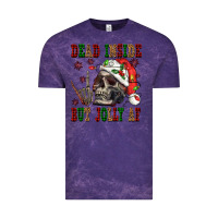 Cloud Purple Dead inside but jolly af Vintage Tee - NancyCooperArtShop