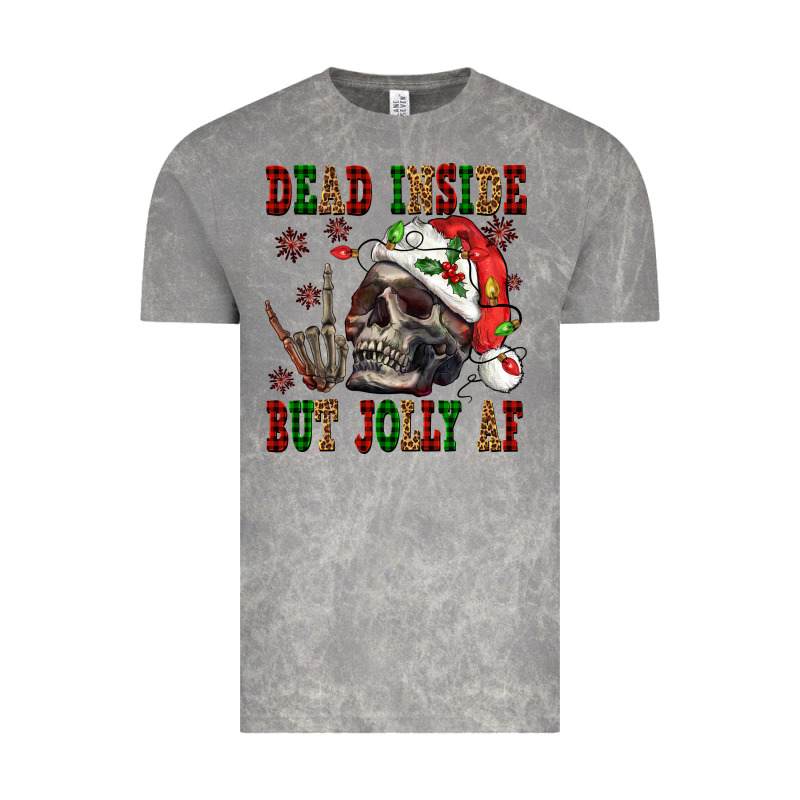 Dead Inside But Jolly Af Vintage Tee by NancyCooperArtShop | Teevron