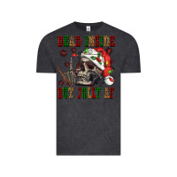 Vintage Black Dead inside but jolly af Vintage Tee - NancyCooperArtShop