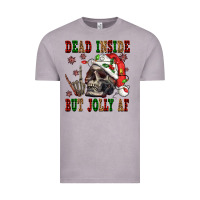 Vintage Zinc Dead inside but jolly af Vintage Tee - NancyCooperArtShop