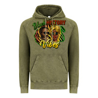 Vintage Olive black history vibes Vintage Hoodie - NancyCooperArtShop