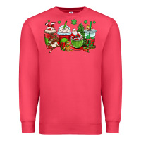 Cardinal christmas santa claus coffee cups Premium Sweatshirt - OliviaCreatesArt