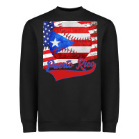 Black Puerto Rico Baseball Heavyweight Sweatshirt - Bettercallsaul