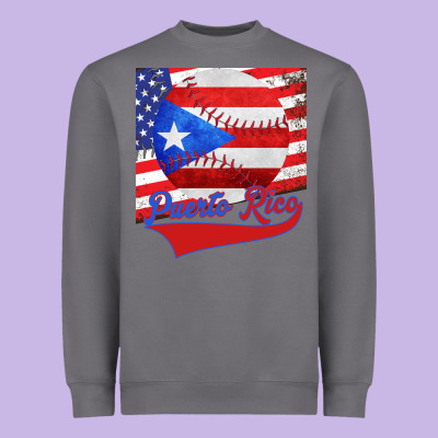 Puerto Rico Baseball Heavyweight Sweatshirt Designed By Bettercallsaul