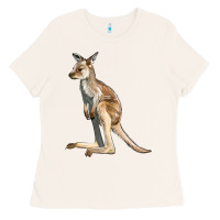 Bone baby kangaroo Ladies Tee - LillyAllenDesigns
