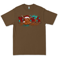 Cacao christmas nana highland cow Premium Tee - BarkalooDesign
