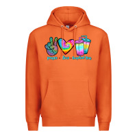 Carrot peace love loaded tea Premium Hoodie - JahusDesignShop