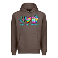 Coffee peace love loaded tea Premium Hoodie - JahusDesignShop
