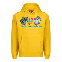 Lemon peace love loaded tea Premium Hoodie - JahusDesignShop