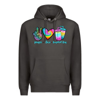 Smoke peace love loaded tea Premium Hoodie - JahusDesignShop