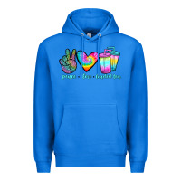 True Royal peace love loaded tea Premium Hoodie - JahusDesignShop