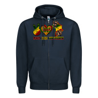 Navy peace love juneteenth Zipper Hoodie - CowGirlArtShop