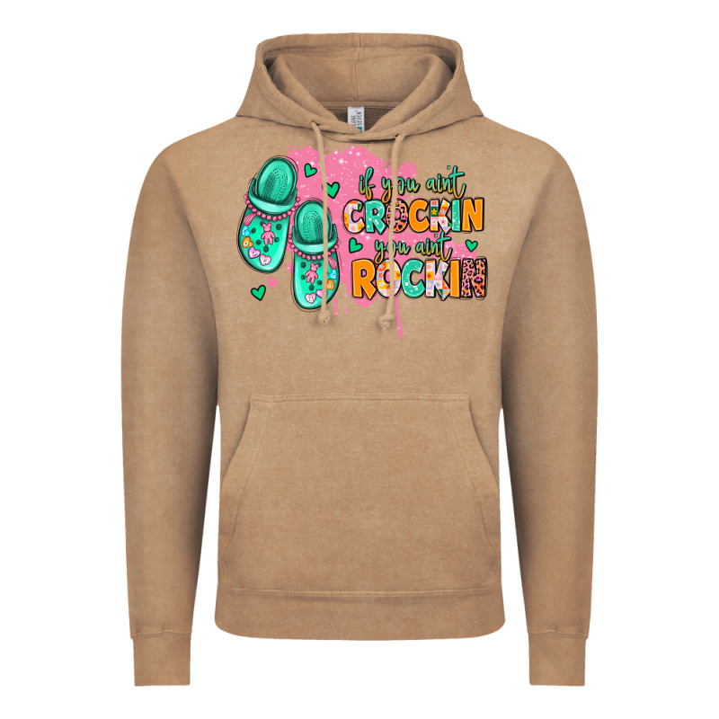 If You Aint Crockin You Aint Rockin Vintage Hoodie by MaliasSmallBusiness | Teevron